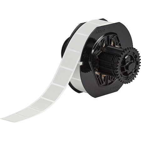 Brady B33 Series Weather Resistant Outdoor Polyester Labels 1 in H x 1 in W WT 1500/RL B33-179-8591-WT